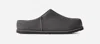 Ugg ® Men's Otzo Clog Nubuck Shoes In Dark Grey In Multi