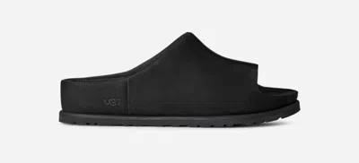 UGG ® MEN'S OTZO SLIDE NUBUCK SANDALS IN BLACK