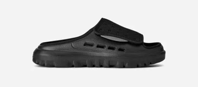 UGG ® MEN'S PEAKMOD SLIDE RECYCLED MATERIALS SANDALS IN BLACK