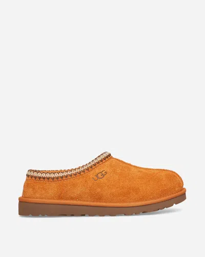 Ugg Men S Shaggy Suede Tasman Clogs Dark Apricot In Brown