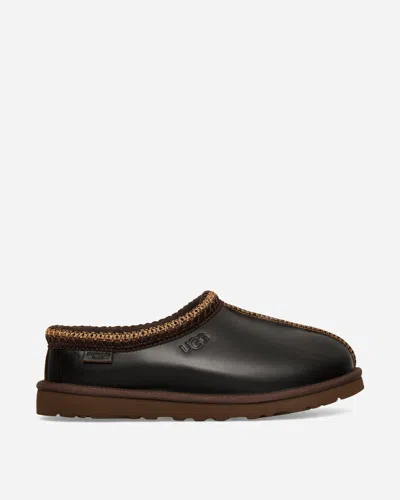 Ugg Men S Tasman Leather Regenerate Sandals Ironwood In Brown