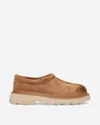 Ugg Tasman Lug Loafers In Leather Color Suede In Brown