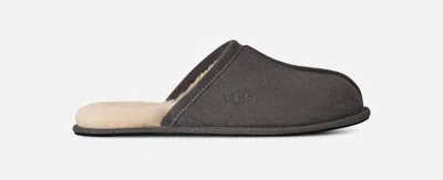 Ugg ® Men's Scuff Sheepskin Backless Slipper In Dark Grey In Gray