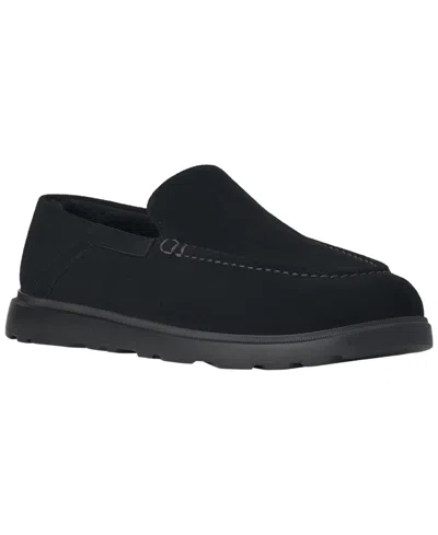 Ugg Men's Shep Suede Round-toe Loafers In Black