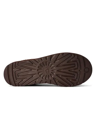 Ugg Men's Suede Mini Slide Sandals With Sheepskin Lining, Recycled Polyester Braid & Sugarcane Eva O In Multi