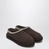 Ugg Tasman Cocoa-coloured Eather Slip-ons In Brown