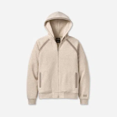 Ugg ® Men's Tasman Full-zip Jacket In Caribou Heather In Multi