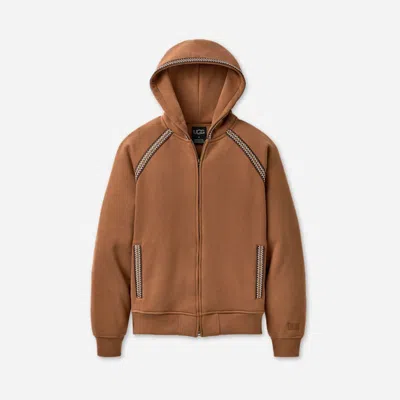 Ugg ® Men's Tasman Full-zip Jacket In Chestnut In Brown