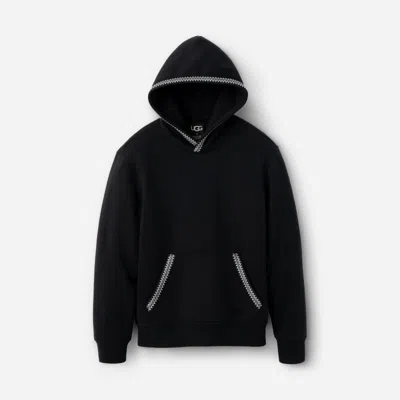 Ugg ® Men's Tasman Hoodie Cotton Blend/recycled Materials Tops In Tar