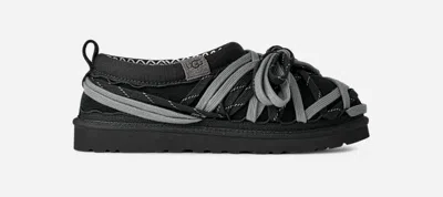 Ugg ® Men's Tasman Lace Sheepskin Slippers In Black