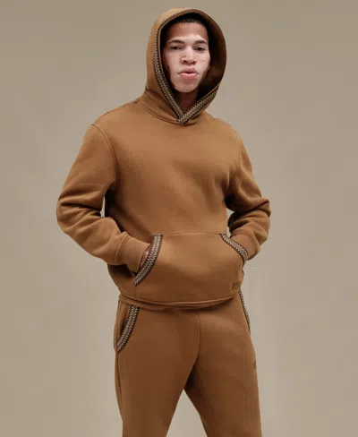 Ugg Men's Tasman Long Sleeves Hoodie In Brown
