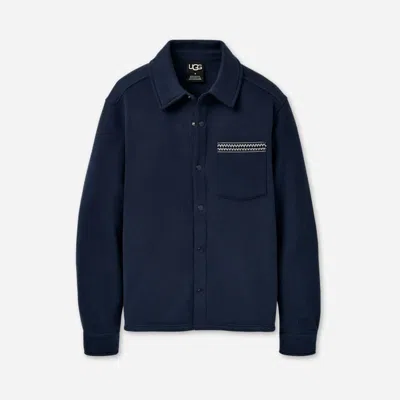 Ugg ® Men's Tasman Shirt Jacket In Mariner In Animal Print