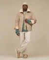 Ugg Men's Thayden Long Sleeves Luxe Fluff Jacket In Brown