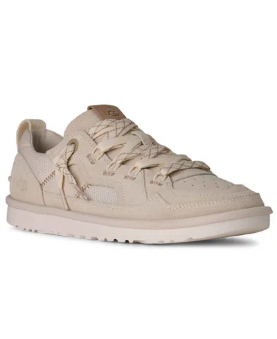 Ugg Men's Two-tone Round-toe Sneakers In White