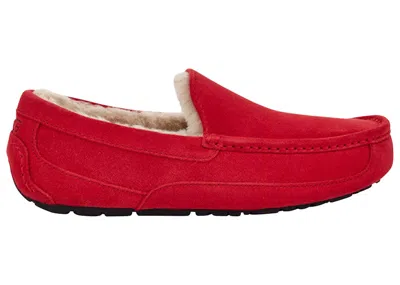 Pre-owned Ugg Men's  Ascot Slipper Sneakers In Samba Red