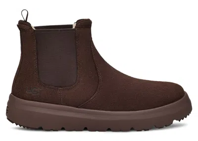 Pre-owned Ugg Men's  Burleigh Chelsea Boot Sneakers In Dusted Cocoa In Brown