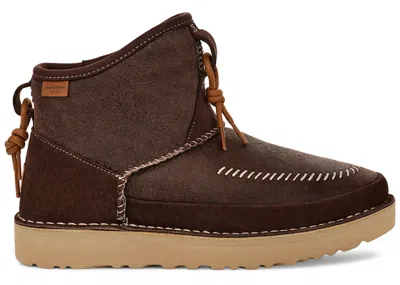Pre-owned Ugg Men's  Campfire Crafted Regenerate Boot Sneakers In Burnt Cedar
