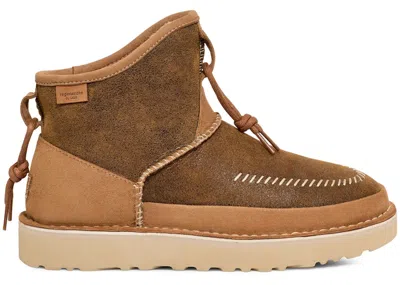 Pre-owned Ugg Men's  Campfire Crafted Regenerate Boot Sneakers In Chestnut In Brown