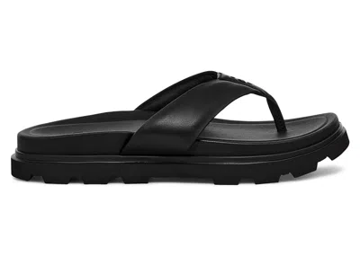 Pre-owned Ugg Men's  Capitola Flip Sandal Sneakers In Black