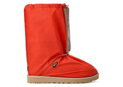 Pre-owned Ugg Men's  Classic Mini Boot Reese Cooper Sneakers In Mandarin Red