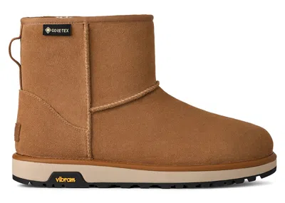 Pre-owned Ugg Men's  Classic Mini Gtx Boot Sneakers In Chestnut In Brown
