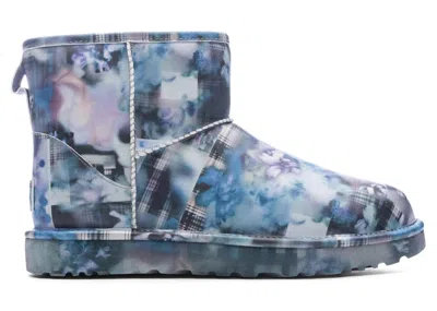 Pre-owned Ugg Men's  Classic Mini Ii Boot Collina Strada Sneakers In Dark Blue/floral In Multi