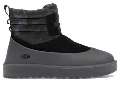Pre-owned Ugg Men's  Classic Mini Lace Wea Smokescreen Boot Sneakers In Black