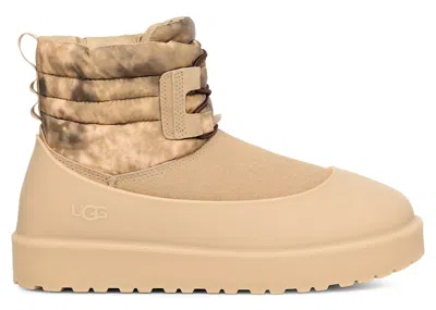 Pre-owned Ugg Men's  Classic Mini Lace Wea Smokescreen Boot Sneakers In Mustard Seed In Yellow