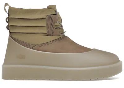 Pre-owned Ugg Men's  Classic Mini Laceup Weather Boot Sneakers In Dune