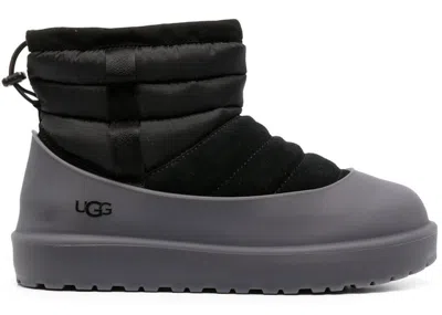 Pre-owned Ugg Men's  Classic Mini Pullon Weather Boot Sneakers In Black