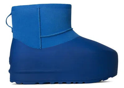 Pre-owned Ugg Men's  Classic Mini Pumped Molded Boot Sneakers In Big Sky Blue