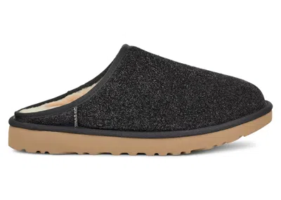 Pre-owned Ugg Men's  Classic Slipon Shaggy Suede Slipper Sneakers In Dark Grey