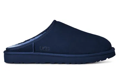 Pre-owned Ugg Men's  Classic Slipon Slipper Sneakers In Deep Ocean In Blue