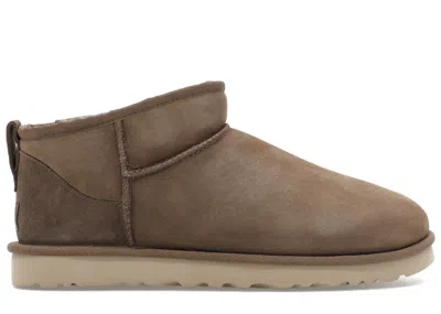 Pre-owned Ugg Men's  Classic Ultra Mini Boot Sneakers In Hickory