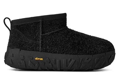 Pre-owned Ugg Men's  Classic Ultra Mini Wrap Tech Boot Sneakers In Black