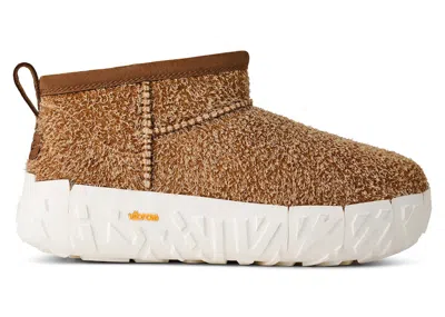 Pre-owned Ugg Men's  Classic Ultra Mini Wrap Tech Boot Sneakers In Chestnut In Brown