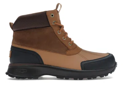 Pre-owned Ugg Men's  Emmett Duck Boot Sneakers In Chestnut