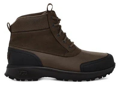 Pre-owned Ugg Men's  Emmett Duck Boot Sneakers In Stout In Brown