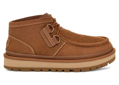 Pre-owned Ugg Men's  Hayden Moc Boot Sneakers In Chestnut