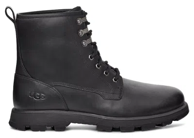 Pre-owned Ugg Men's  Kirkson Boot Sneakers In Black Leather