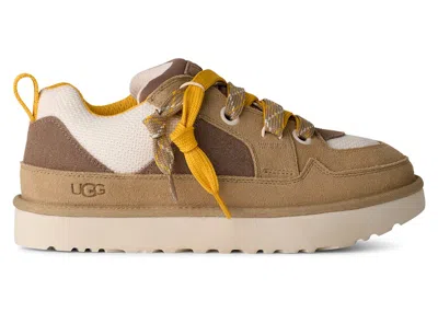 Pre-owned Ugg Men's  Lowmel Lo Sneakers In Mustard Seed/summer Wheat