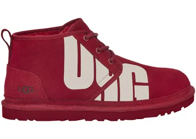 Pre-owned Ugg Men's  Neumel Boot Chopd Red Sneakers In Rich Red