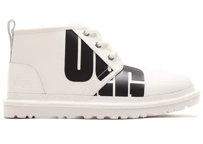 Pre-owned Ugg Men's  Neumel Boot Chopd Sneakers In Pebbled White