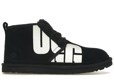Pre-owned Ugg Men's  Neumel Boot Chopd White Sneakers In Black