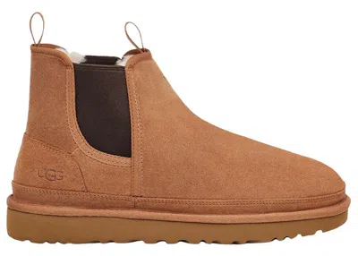 Pre-owned Ugg Men's  Neumel Chelsea Boot Sneakers In Chestnut