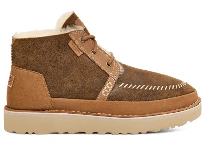 Pre-owned Ugg Men's  Neumel Crafted Regenerate Boot Sneakers In Chestnut In Brown