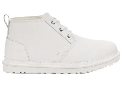 Pre-owned Ugg Men's  Neumel Leather Boot Sneakers In White