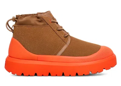 Pre-owned Ugg Men's  Neumel Weather Hybrid Boot Sneakers In Chestnut/orange