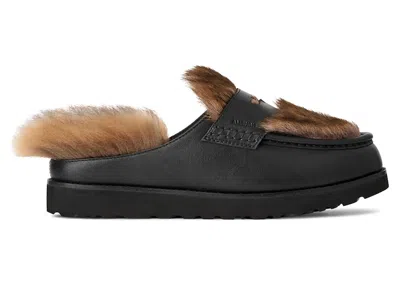 Pre-owned Ugg Men's  Penny Loafer Ambush Sneakers In Black