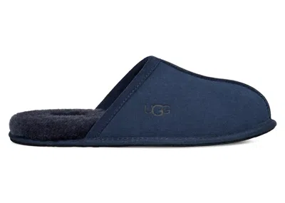 Pre-owned Ugg Men's  Scuff Slipper Sneakers In Deep Ocean
